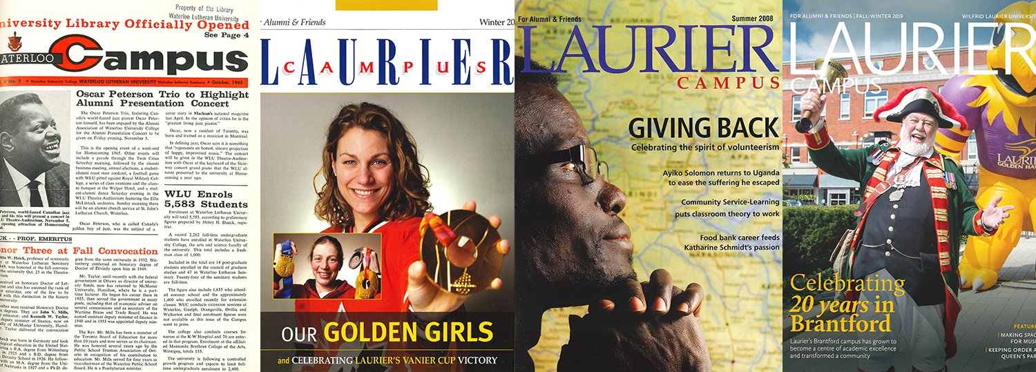 Laurier Campus magazine covers