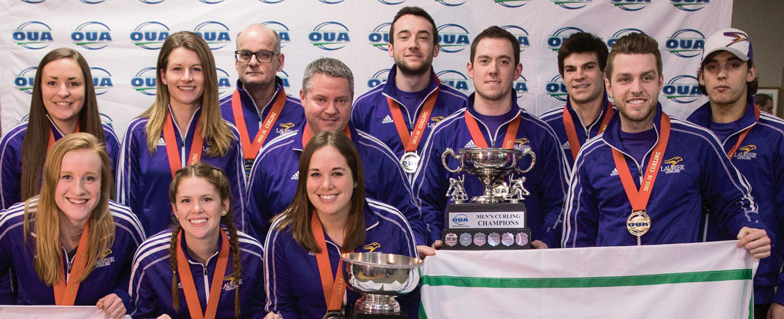 oua women's and men's curling champions